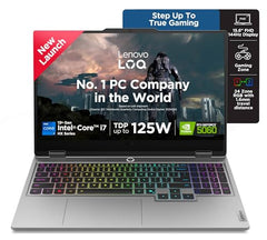 Lenovo LOQ Intel Core i7-13650HX | NVIDIA RTX 5060 8GB (16GB RAM/1TB SSD/144Hz Refresh Rate/FHD IPS/15.6" (39.6cm)/Windows 11/5.0MP Camera/Office 2024/Grey/2.4Kg), 83JE010TIN Gaming Laptop