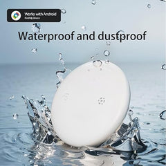 AUSHA Smart Bluetooth Tracker Device|No SIM Needed | Compatible with Apple Find My| Alert & Water Resistant | for Bags, Wallet, Luggage, Keys Finder