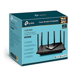 TP-Link Archer AX23 AX1800 Dual-Band Wi-Fi 6 Router (1800 Mbps Speed Gigabit Wireless | Beamforming OFDMA | Next-Gen Platform Dual-Core CPU | One Mesh Easy Setup) Black