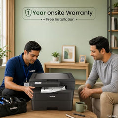 Brother DCP-L2680DW (New Launch) Auto Duplex Laser Printer, 34 PPM, Print Scan Copy, LCD Display, 256 MB Memory, (WiFi WiFi Direct LAN USB), 250 Sheet Tray, 3000 Pages Inbox Toner, Free Installation