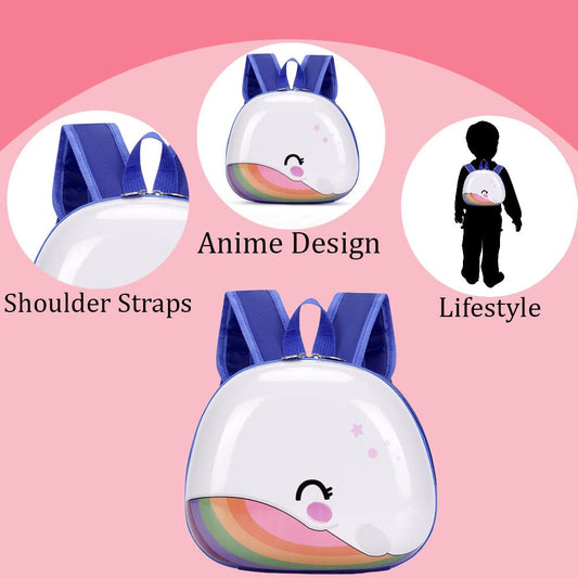 SYGA Children's Bag EVA Anime Backpack Kids Cartoon Multi-Purpose Bag for 2-4 Years Kids School Backpacks [28 X 10 X 23 CM] (Blue)