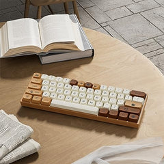 dagaladoo Cute PBT keycaps,Coffee Cat, XDA Profile Keyboard Keycaps