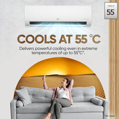 LG 1.5 Ton 5 Star DUAL Inverter Split AC (Copper, AI Convertible 6-in-1, VIRAAT Mode, Faster Cooling & Energy Saving, 4 Way Swing, HD Filter with Anti-Virus Protection, US-Q19QNZE1, White)