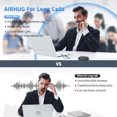AIRHUG Conference Speaker and Microphone, Bluetooth & USB Speakerphone
