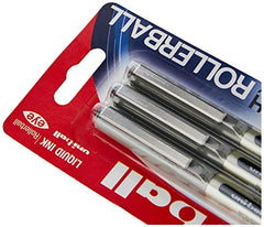 uni-ball Eye UB157 0.7 mm Roller Ball Pens, Black Ink, Pack of 3