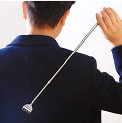 SYGA Portable Stainless Steel Extendable Telescopic Back Scratcher,Hand Massage Tool,with Telescoping Handle,Extends from 6.1 to 19.68 inches