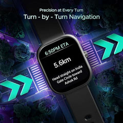boAt Ultima Regal w/ 2.01”(5.10 cm) Crystal-Clear AMOLED Display, 1000 NITS Brightness,Premium Metal Body, Functional Crown, 100+ Sports Modes, Fitness Smart Watch for Men & Women (Steel Black)
