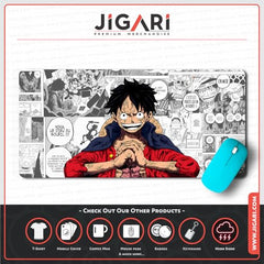 JIGARI Extended Anime Large Mouse Pad (11 x 23 Inch) | Gaming Mousepad for Laptop, Desktop & Keyboard | Smooth Surface | Anti-Slip Rubber Base (Zoro - Sword Master - One Piece (P08))