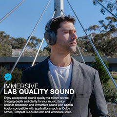 JLab JBuds LUX ANC Headphones - Over Ear Bluetooth, Graphite