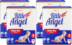Little Angel Easy Dry Pull-Up Babies Diaper Pants With 12 Hrs Absorption Size, 84 Count, Above 15 Kgs - XXL (42 Count, Pack of 2)