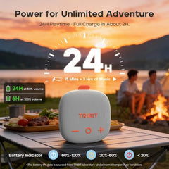 Tribit StormBox Micro 3 Bluetooth Speaker, 13W, IP68, 24H Playtime, Black | XBass, Carry Strap, Magnetic Mount, Bluetooth 6.0, Custom EQ, Built-in Mic, Stereo TWS Pairing, Outdoor, Cycling, Type-C