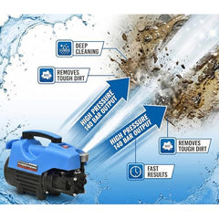 Viparth 16 Inch Dual-Function Undercarriage Pressure Washer | Underbody Car Wash, Bus | with 2 Piece Extension Wand | 4000 PSI | with 4 Spray Nozzle