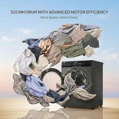Haier Smart Choice 12 Kg AI Color Panel, One-Touch Smart Wash, Fabric Detection Fully Automatic Front Load Washing Machine with In-Built Heater,WI-FI, Black (HW120-DM14F9BKU1)
