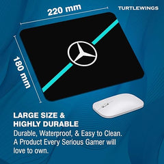 TURTLEWINGS F1 Car on Racetrack Design Mouse Pad