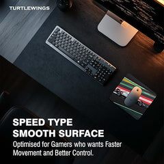 TURTLEWINGS F1 Car on Racetrack Design Mouse Pad