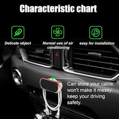 MOMISY Magnetic Mobile Phone Holder for Car Dashboard, [Easily Install] Mount [8 Strong Magnets] Friendly iPhone Mobile Stand Fits with All Smartphones (Rose Gold)