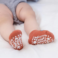 MOMISY Animal Pattern Cotton Non-Slip Ankle Socks, 6 Pairs, Toddler Baby Boys Girls, Warm Anti-Skid Infant Socks (IN, Age, 0 Months, 12 Months, Animal/)