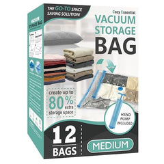 16 Travel Compression Bags Vacuum Packing, Roll Up Travel Space Saver Bags for Luggage, Cruise Ship Essentials (6 Large Roll/6 Medium Roll/4 Small Roll)
