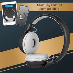 Zebronics Zeb-Storm On Ear Wired Headphone with 3.5mm Jack, Built in Microphone for Calling, 1.5 Meter Cable, Soft Ear Cushion, Adjustable Headband, Foldable Ear Cups and Lightweight Design (Black)