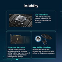 ASUS Dual GeForce RTX 5070 12GB GDDR7 OC Edition Gaming Graphics Card (NVIDIA Blackwell Architecture and DLSS 4, 2.5 Slot Design, SSF, PCIe 5.0, 3X DisplayPort 2.1b, 1x HDMI 2.1b, PRIME-RTX5070-O12G)