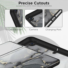 Robustrion Cover for iPad 10.2" 9th 8th 7th Gen Generation Case, OceanBlack