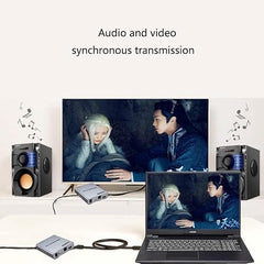 XIKKART 60M HDMI Extender Repeater Transmitter/Sender + Receiver Over Cat5 / Cat6 Upto 60 Meters (60M Extender Over Single CAT5/6 Cable) Supports 3D & Full HD1080p for TV Projector, HDTV, DVR