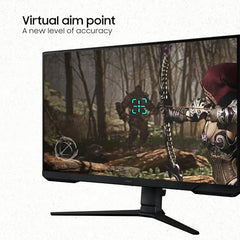 Samsung 27" (68.5cm) Odyssey G3 Gaming Monitor|FHD 1920 X 1080|180Hz|1ms(MPRT)|AMD Freesync|Ports-DP,HDMI|DP Cable|16.7 Million Colors|Height-Tilt-Pivot Adjustable Stand|Bezeless|LS27DG300EWXXL|Black
