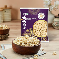 Amazon Brand - Vedaka Whole Cashews | 1 Kg | Grade W320 Kaju Nuts | Gluten-Free & Plant Based Protein | Firm Texture, Rich Taste | Healthy Snack
