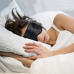 SYGA 3D Sleep Eye Mask Blindfold, Luxury Silky Contoured Eye Cover_Set 4