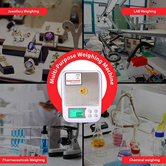 Baijnath Premnath iScale DM-3 500g x 0.01g (10mg), 1Year Warranty, Jewellery Weighing Scale, Gold & Silver Ornaments and Laboratories Weight Measuring Machine Weighing Scale (Not for commercial use)