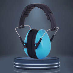 SYGA Children's Noise Reduction Earmuffs, Head-Mounted Soundproof Earmuffs for Learning, Reading, Sleeping, and Airport Use(SkyBlue)