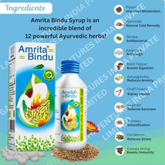 Amrita Bindu Shankar Pharmacy Amrita Bindu Syrup 120ml (Ayurvedic)