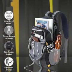 Wesley Spartan Unisex Travel Hiking Laptop Bag fits Upto 17.3 inch with Raincover and Internal Organiser Backpack Rucksack College Backpack