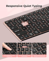 seenda SKM64-3 Wireless Bluetooth Keyboard Mouse Combo for Windows and Mac