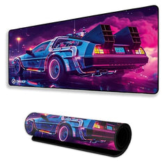 SMULY Gaming Mouse Pad, Large Desk Mat 58.5 x 28 cm, Extended Washable Mousepad, Desk Pad, 2mm Thick Non-Slip Rubber Base, Stitched Edges, Smooth Surface (Multicolour) – Red Hoodie Spider Design