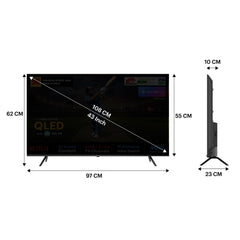 Kodak 108 cm (43 inches) JioTele Series QLED TV KQ43JTV0010 (Black)