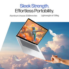 HP Smartchoice Omnibook 5 OLED (Previously Pavilion), Snapdragon X Processor 45 Tops (16GB LPDDR5x,1TB SSD) 2K,16''/40.6cm, Win11, Office24, Silver, 1.59kg, fb0001QU, Multi-Day Battery AI Laptop