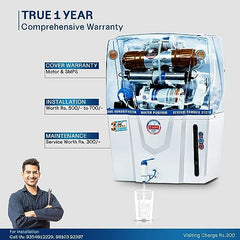 ROYAL AQUAFRESH Copper Audy Sedimentation 12 Ltr RO+UV+UF+TDS 14 Layer Water Purification Advance Technology Electric Water Purifier (1 Year Warranty On Pump & SMPS)
