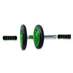 SYGA Dual Wheel Fitness Equipment-Perfect for Abdominal Strengthening and Toning-Fitness(Green)