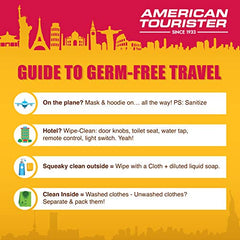 American Tourister 3PC PP Ivy 2.0-8 Wheel, Set (Small + Medium + Large) Hard Suitcase for Travel/Travel Bag with Combination Lock & Smooth Sliding Double Wheel - Black, 55 Cm, 68 Cm, 79 Cm