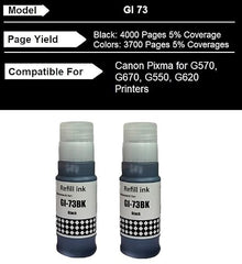 KOSH T664 Refill Ink Compatible for Epson L130, L310, L361, L380, L405, L565, L365, L485, L220, L360, L130, L130 and L380 Printers (4, Black Pack of 4)