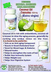 Natural Horizons Extra Virgin Coconut Oil Capsules 1000mg – Dietary Supplement for Hair, Skin & Heart Health, Daily Wellness & Nutrition Support – Softgels 60 Count Pack of 1
