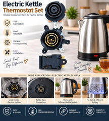 Electric Kettle Socket (Male + Female) Combo Alongwith Switch Thermostat and Socket 13A 250V (Socket + Switch)