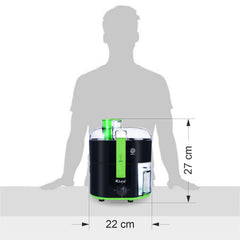 Rico 350W Electric Juicer made with Japanese Technology | ISI Marked & Fully Automatic | Portable, Compact Design, Slow Juicing Process to Extract Maximum pulpy Juice from Fruits & Vegetables