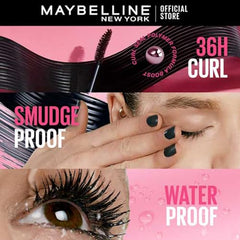Maybelline New York Hypercurl Mascara Waterproof, Black | 9.2g