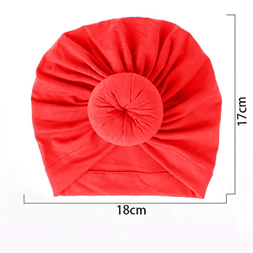 SYGA Unisex Cotton Turban Hat (Pack Of 1) (TurbonHeadWrap_Black_Black_S)