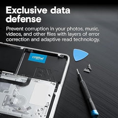 Crucial 1TB BX500 2.5 inch Internal Solid State Drive with SATA and 3D NAND Technology