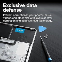 Crucial 1TB BX500 2.5 inch Internal Solid State Drive with SATA and 3D NAND Technology