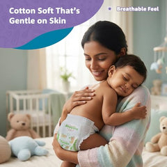 Amazon Brand - Supples Premium Baby Diaper Pants | 84 Baby Diapers | XXL | 15-25 Kg | 42 x 3 Packs | 12 Hrs Absorption | Cushiony Cotton Soft Fabric | Phthalates-Free | Triple Leak Guard