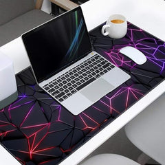 Uniquora Large Desk Mouse Mat, Extended Gaming, Office Keyboard Pad, Waterproof Non-Slip Surface, Stitched Edge Anti-Fray Thick Fabric Rubber Base Mat for Home Laptop Study or Work Setup (Gaming)